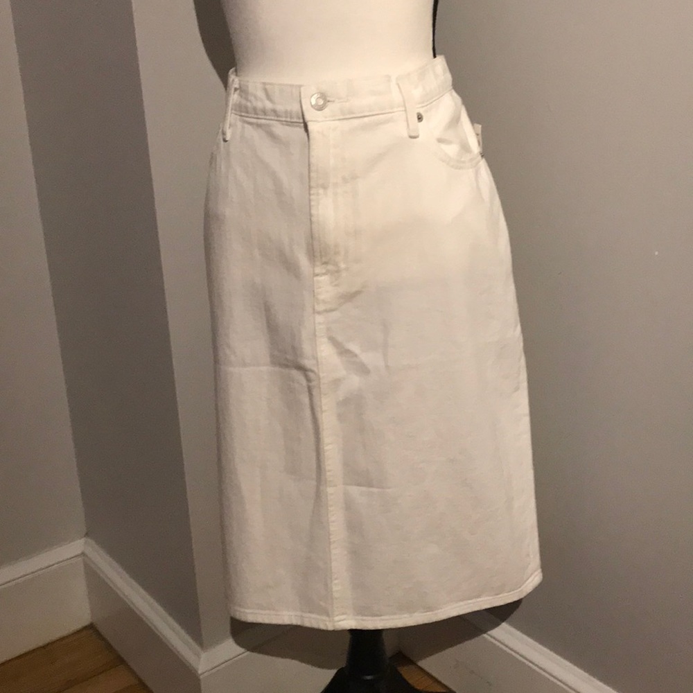Gap High Rise Denim Pencil Skirt - Picture 2 of 9